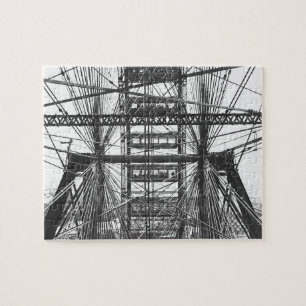 Chicago Vintage Ferris Wheel Puzzle