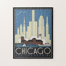 Chicago Vintage jigsaw Puzzle