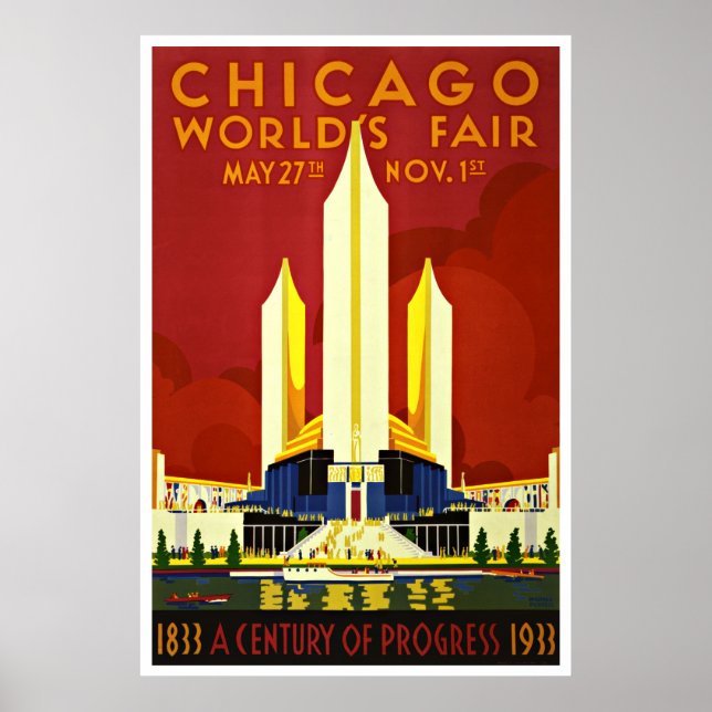Chicago - Vintage Travel Posters (Front)