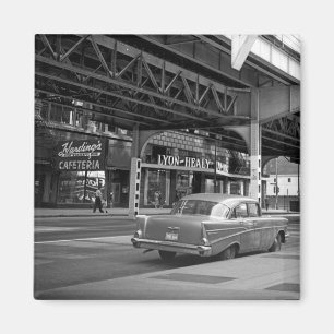 Chicago Wabash Avenue 1964 Hardings Lyon Healy Magnet