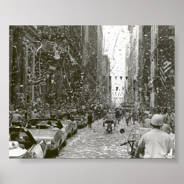 Chicago welcomes the three Apollo 11 astronauts Poster (Front)