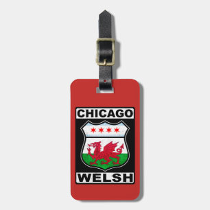 Chicago Welsh American Luggage Tag Template