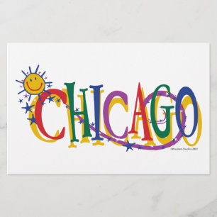 Chicago-With-SUn---KIDS Stationery