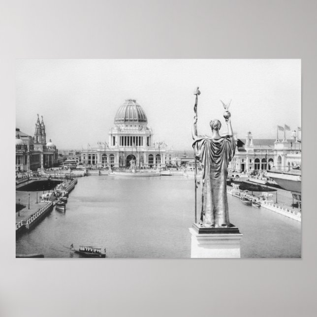 Chicago World’s Fair - The White City 1893 Poster (Front)