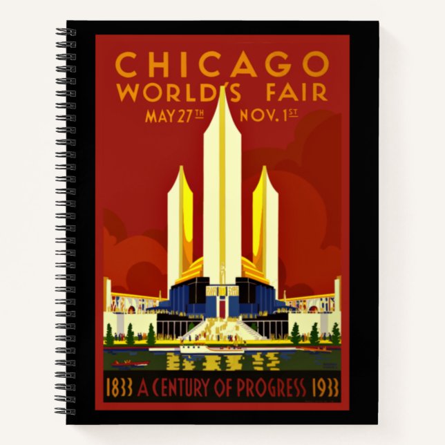Chicago World's Fair, 1933 Notebook (Front)