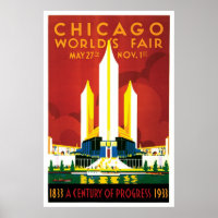 Chicago World's Fair 1933 Poster