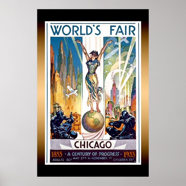 Chicago World's Fair Extra Large Poster (Front)