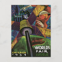Chicago World's Fair US Vintage Travel