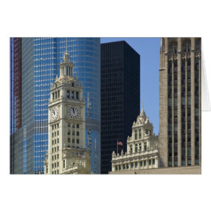 Chicago, Wrigley Building avec Trump Hotel &
