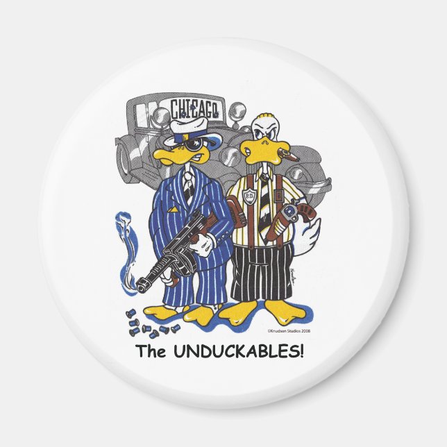 Chicago's Untouchables Magnet (Front)