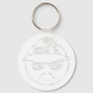 Chicana rides low text lowrider keychain