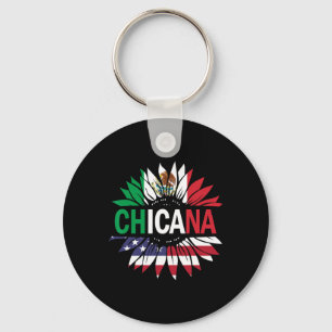 Chicana-shirt Men Women Kids Girls Boys Mexican Us Keychain