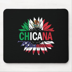 Chicana-shirt Men Women Kids Girls Boys Mexican Us Mouse Pad