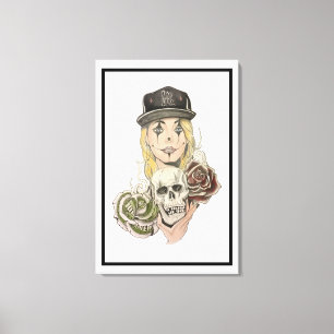 Chicano Art Canvas Art Print