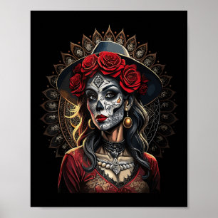 Chicano Chicana La Raza Barrio Tattoo Art Death _1 Poster