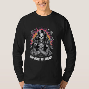 Chicano Chicana La Raza Barrio Tattoo Art Death T-Shirt