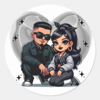 Chicano love stickers