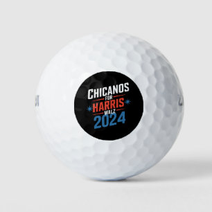 Chicanos for Harris Walz 2024 Presidential Golf Balls
