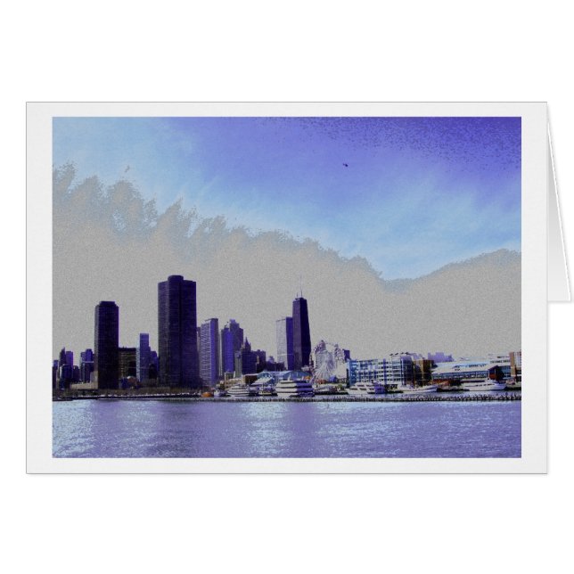 Chicgo skyline - Navy Pier (Front Horizontal)