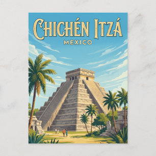 Chichén Itzá Archaeological Site Mexico Postcard