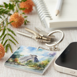 Chichen Itza Keychain