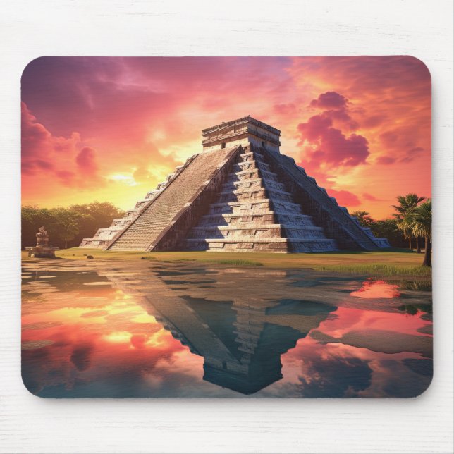 Chichen Itza, Mexico. Mouse Pad (Front)