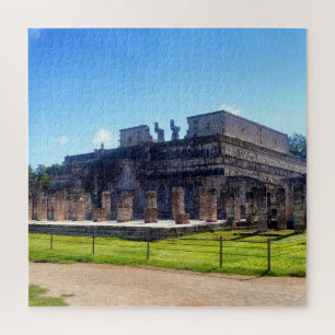Chichen Itza. Temple warriors Jigsaw Puzzle