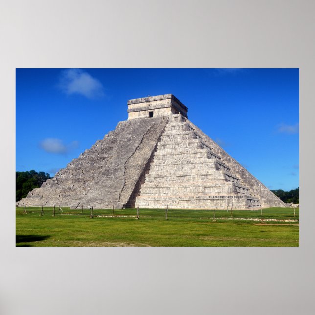Chichen Itza, Temple warriors Poster (Front)