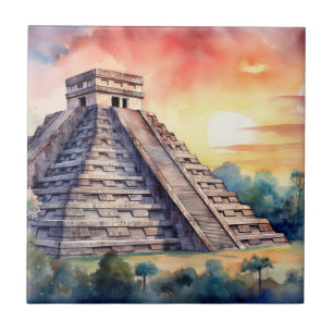 Chichen Itza Tile