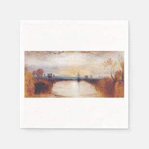 Chichester Canal by Joseph William Turner Napkin