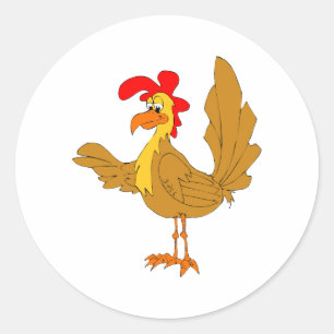 ChiChi Chicken Classic Round Sticker