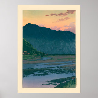 Chichibu In The Evening by Kawase Hasui Poster