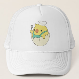 Chick as Cook with Chef's hat & Spatula