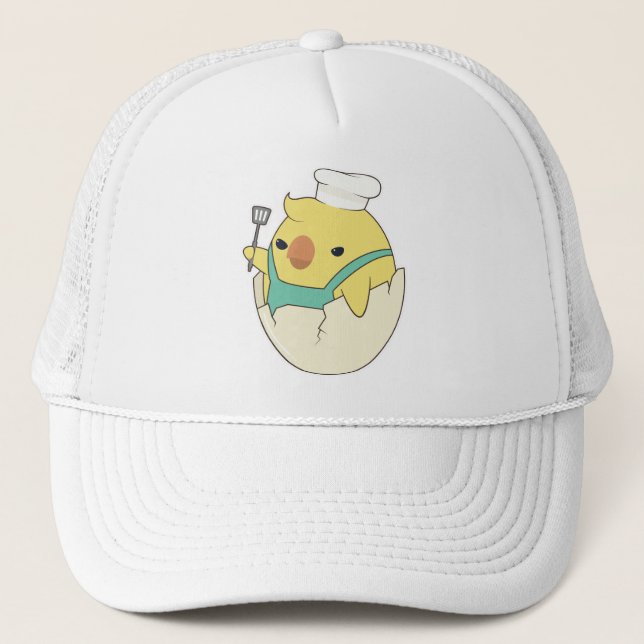Chick as Cook with Chef's hat & Spatula (Front)