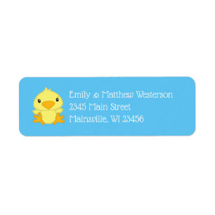 Chick Baby Shower Blue