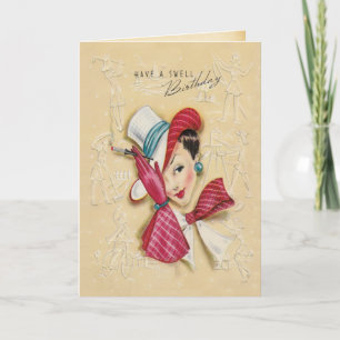 Chick Chic Carte d'anniversaire