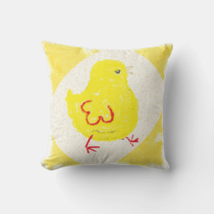 Chick Chick Chicken Throw Pillow