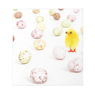 chick eggs easter notepad