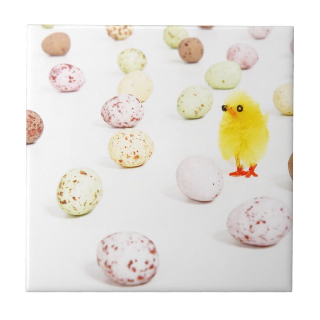 chick eggs easter tile (Front)