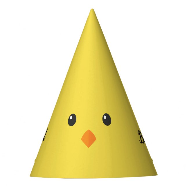 Chick Face Party Hat (Front)
