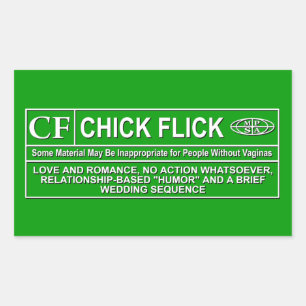 Chick Flick Sticker