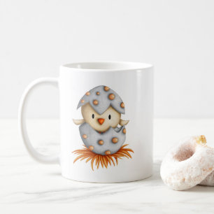 Chick Hatching Illustration Coffee Mug