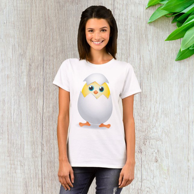Chick Hatching Yellow Chicken T-Shirt (Creator Uploaded)