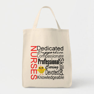 Chick Humour - Nurses Recognition Collage Tote Bag