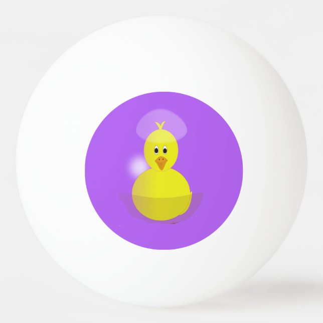 Chick in glass ping pong ball (Front)