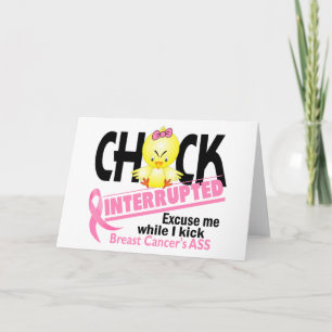 Chick Interrupted 2 Breast Cancer Card