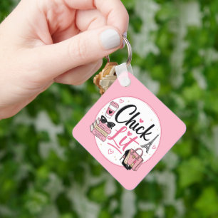 Chick Lit Genre Lovers Keychain