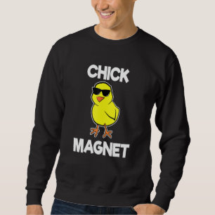 Chick Magne Boys Kids Easter Cool Chick Sweatshirt