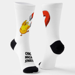 Chick Magnet custom name Socks