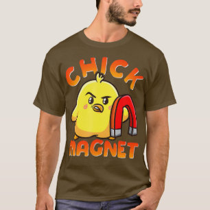 Chick Magnet Funny Halloween Costume Magnetic T-Shirt